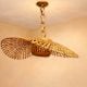 Handcrafted Bamboo Spiral Pendant Lamp
